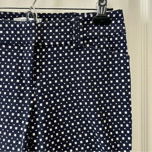 Ricki’s Slim Ankle Cropped Pants  Slant Pocket Blue White Size 2 - Picture 7 of 16